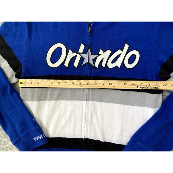 NBA Orlando Magic Cardigan Knit Sweater Large Basketball Mitchell and Ness - Picture 5 of 8